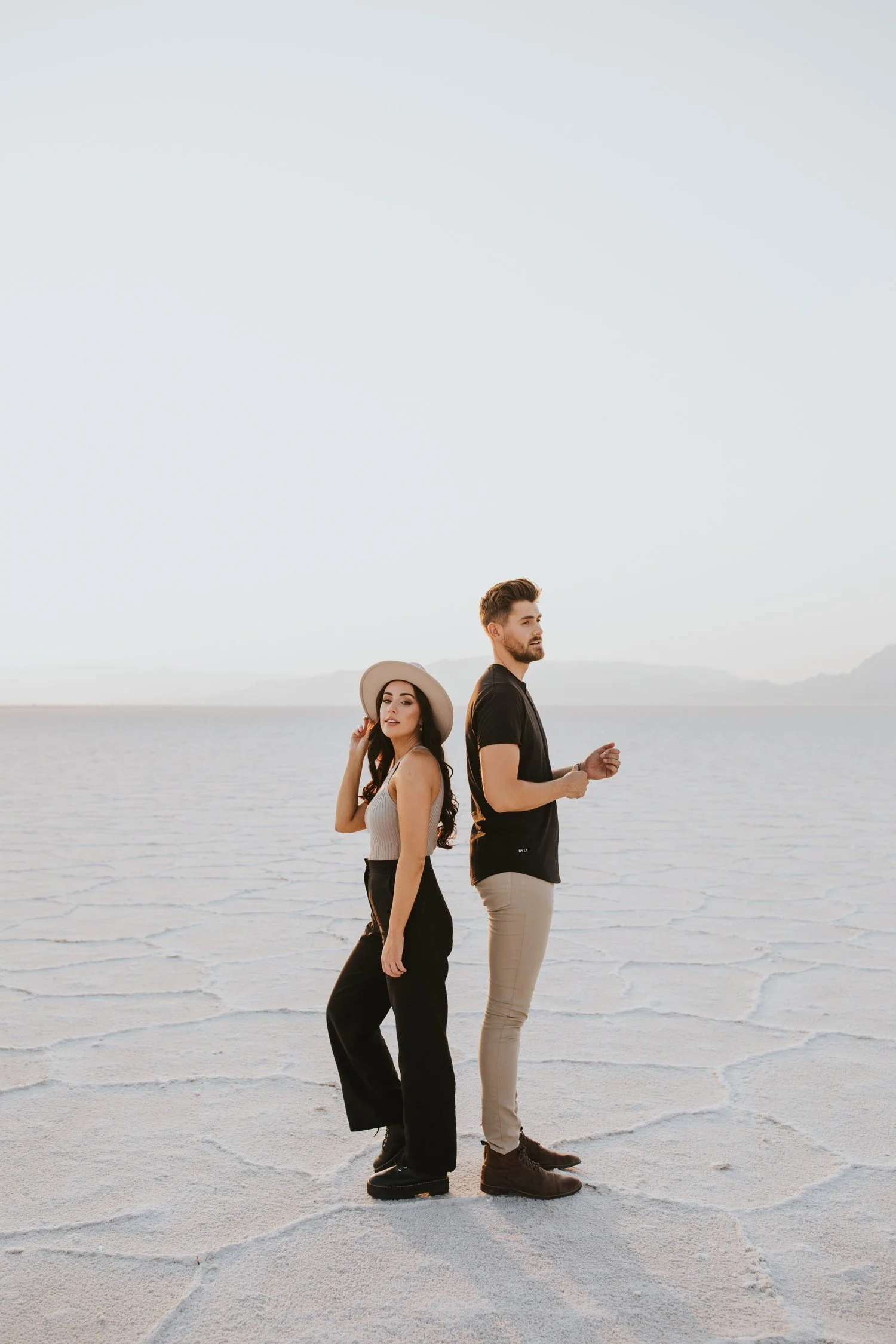 utah engagement session, bonneville salt flats, salt flats utah, destination wedding photographer, hudson valley wedding photographer, utah wedding photographer