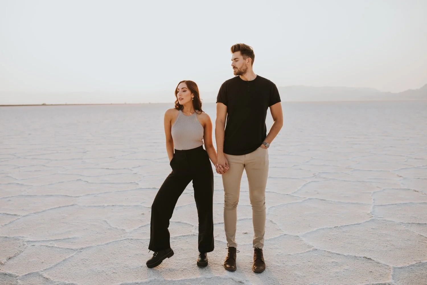 utah engagement session, bonneville salt flats, salt flats utah, destination wedding photographer, hudson valley wedding photographer, utah wedding photographer