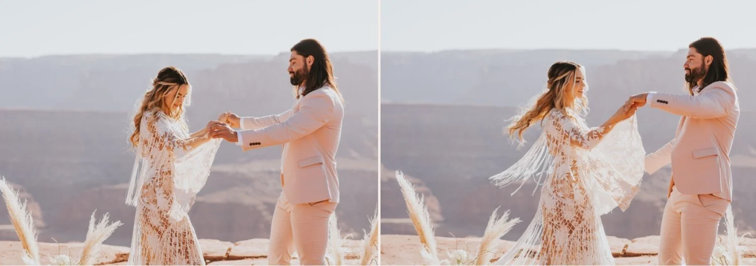 Utah Wedding, Hudson Valley Wedding Photographer, Dead Horse Point Wedding, Utah Wedding, Moab Wedding, Moab elopement, Elopement Inspo
