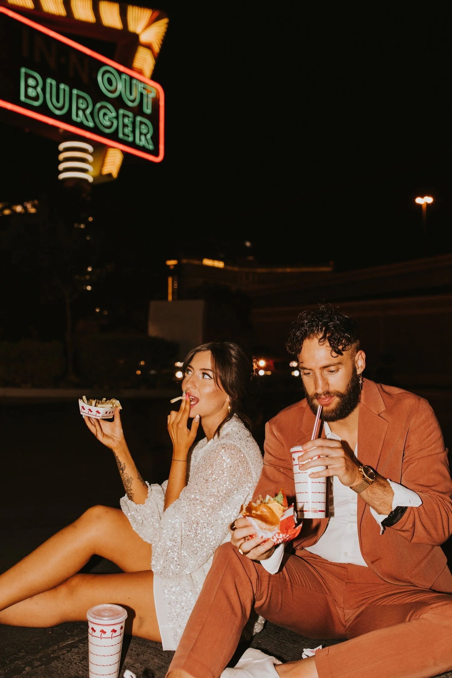 Las Vegas Elopement, The Flamingo Hotel, Las Vegas Wedding, Las Vegas Wedding Photographer, Destination Wedding Photographer, Hudson Valley Wedding Photographer, In-n-out wedding