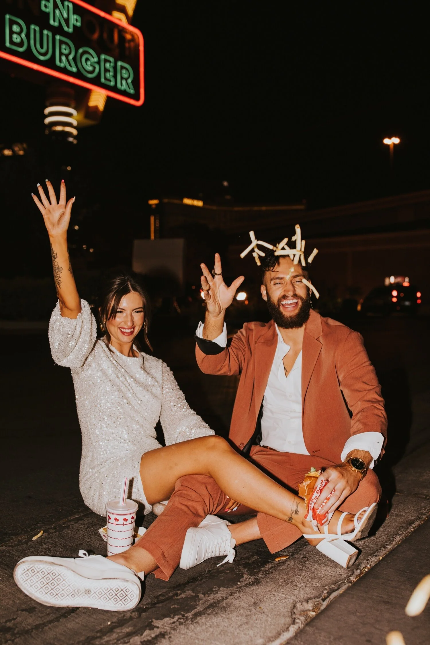 Las Vegas Elopement, The Flamingo Hotel, Las Vegas Wedding, Las Vegas Wedding Photographer, Destination Wedding Photographer, Hudson Valley Wedding Photographer, In-n-out wedding