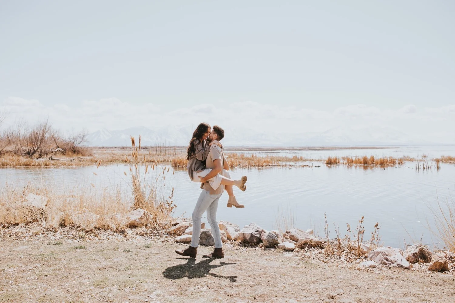 Utah Wedding Photographer, Utah Lake State Park, Utah engagement session, salt lake city wedding photographer, salt lake city engagement photos, engagement photos, hudson valley wedding photographer