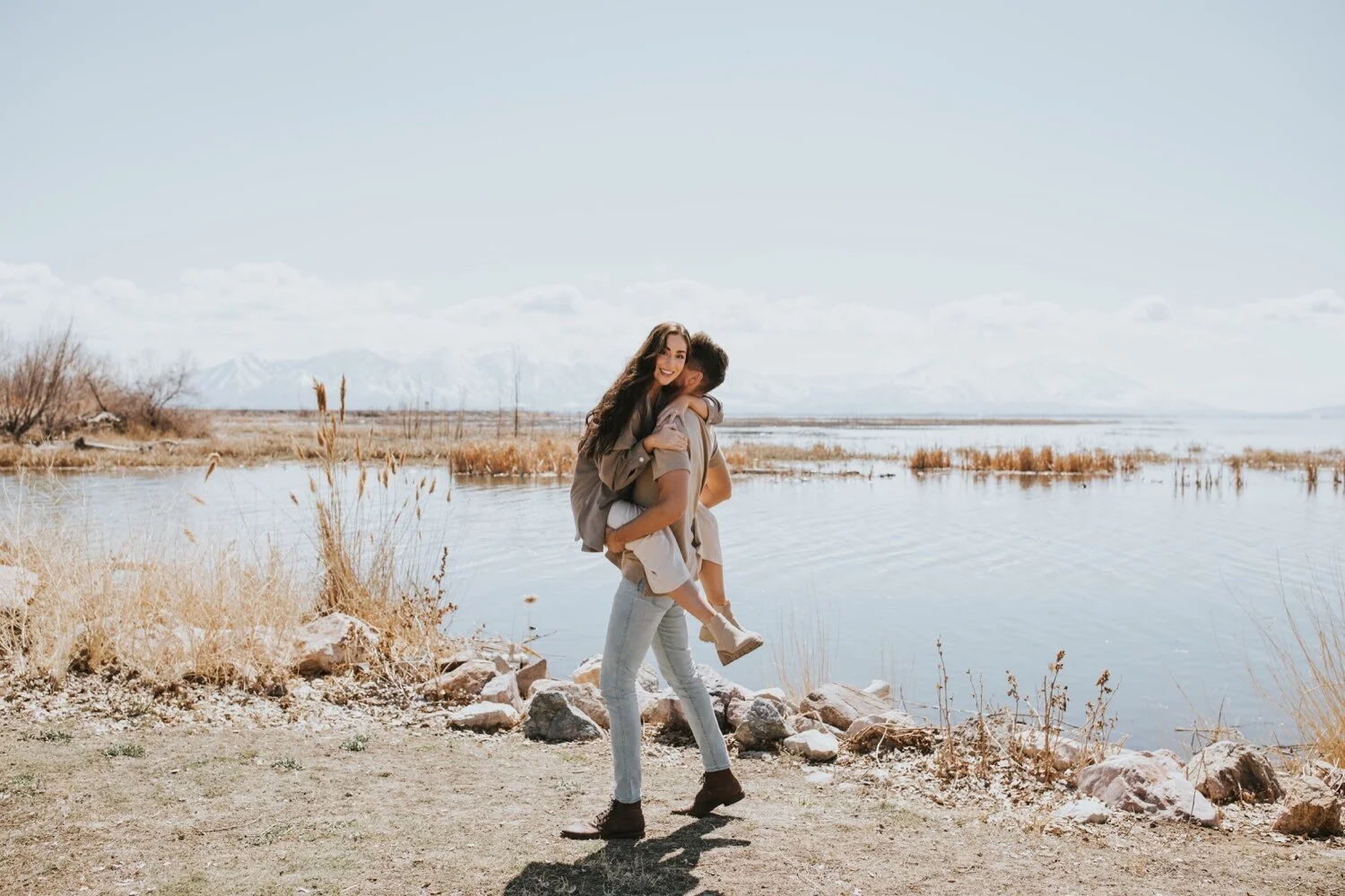 Utah Wedding Photographer, Utah Lake State Park, Utah engagement session, salt lake city wedding photographer, salt lake city engagement photos, engagement photos, hudson valley wedding photographer
