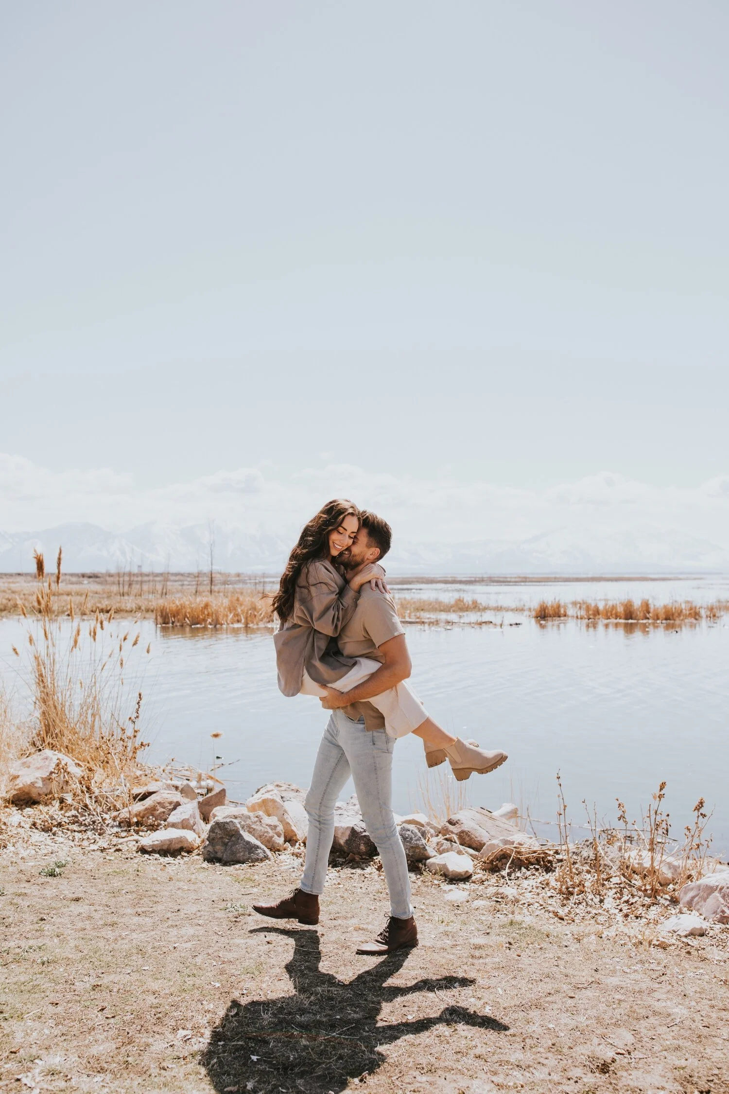 Utah Wedding Photographer, Utah Lake State Park, Utah engagement session, salt lake city wedding photographer, salt lake city engagement photos, engagement photos, hudson valley wedding photographer