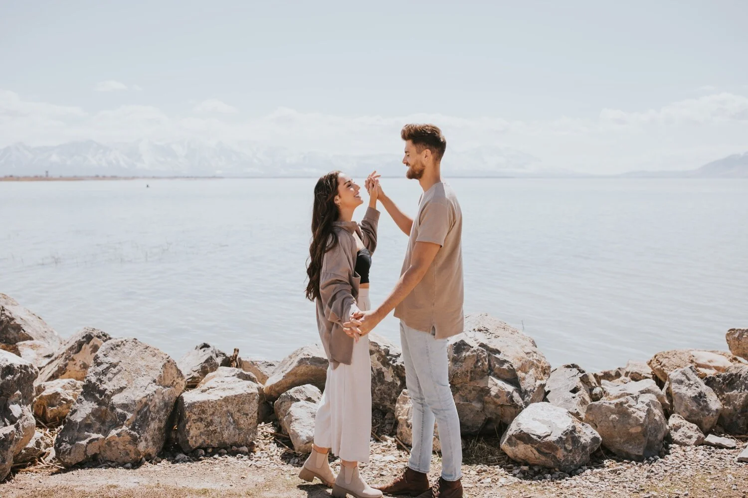 Utah Wedding Photographer, Utah Lake State Park, Utah engagement session, salt lake city wedding photographer, salt lake city engagement photos, engagement photos, hudson valley wedding photographer