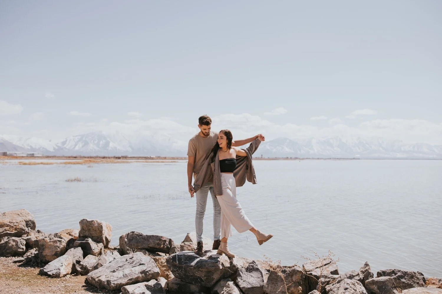 Utah Wedding Photographer, Utah Lake State Park, Utah engagement session, salt lake city wedding photographer, salt lake city engagement photos, engagement photos, hudson valley wedding photographer