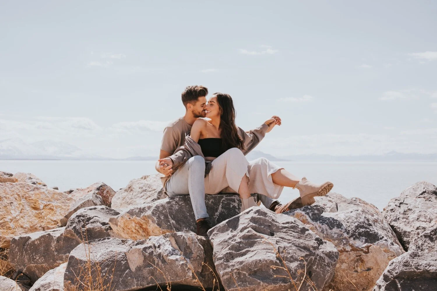 Utah Wedding Photographer, Utah Lake State Park, Utah engagement session, salt lake city wedding photographer, salt lake city engagement photos, engagement photos, hudson valley wedding photographer