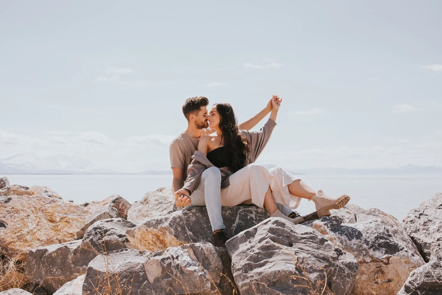 Utah Wedding Photographer, Utah Lake State Park, Utah engagement session, salt lake city wedding photographer, salt lake city engagement photos, engagement photos, hudson valley wedding photographer