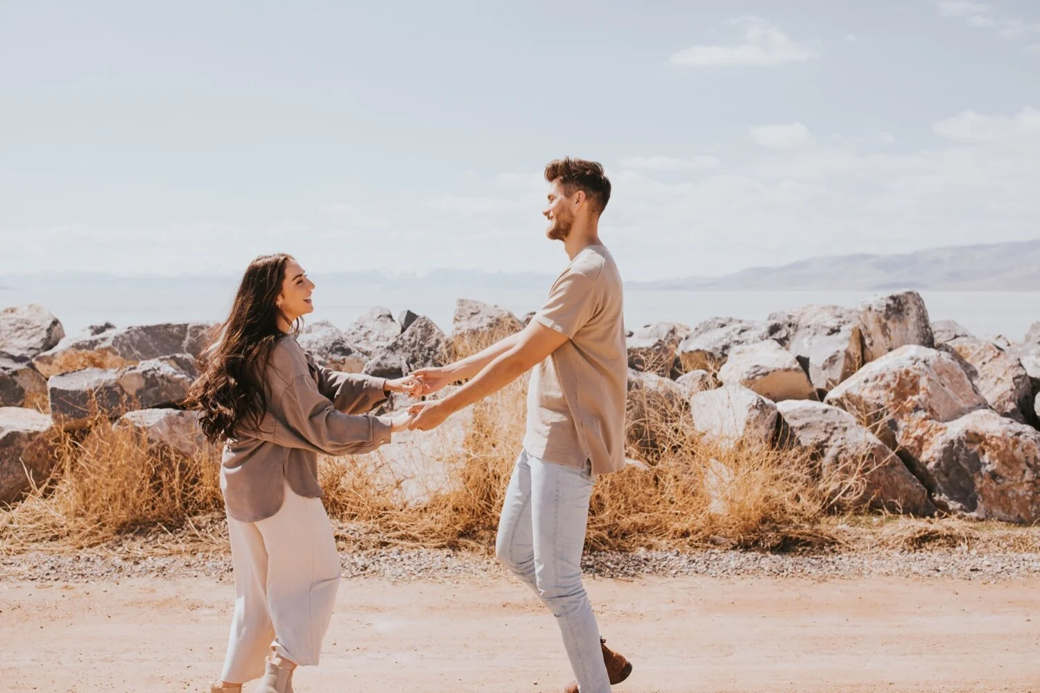 Utah Wedding Photographer, Utah Lake State Park, Utah engagement session, salt lake city wedding photographer, salt lake city engagement photos, engagement photos, hudson valley wedding photographer