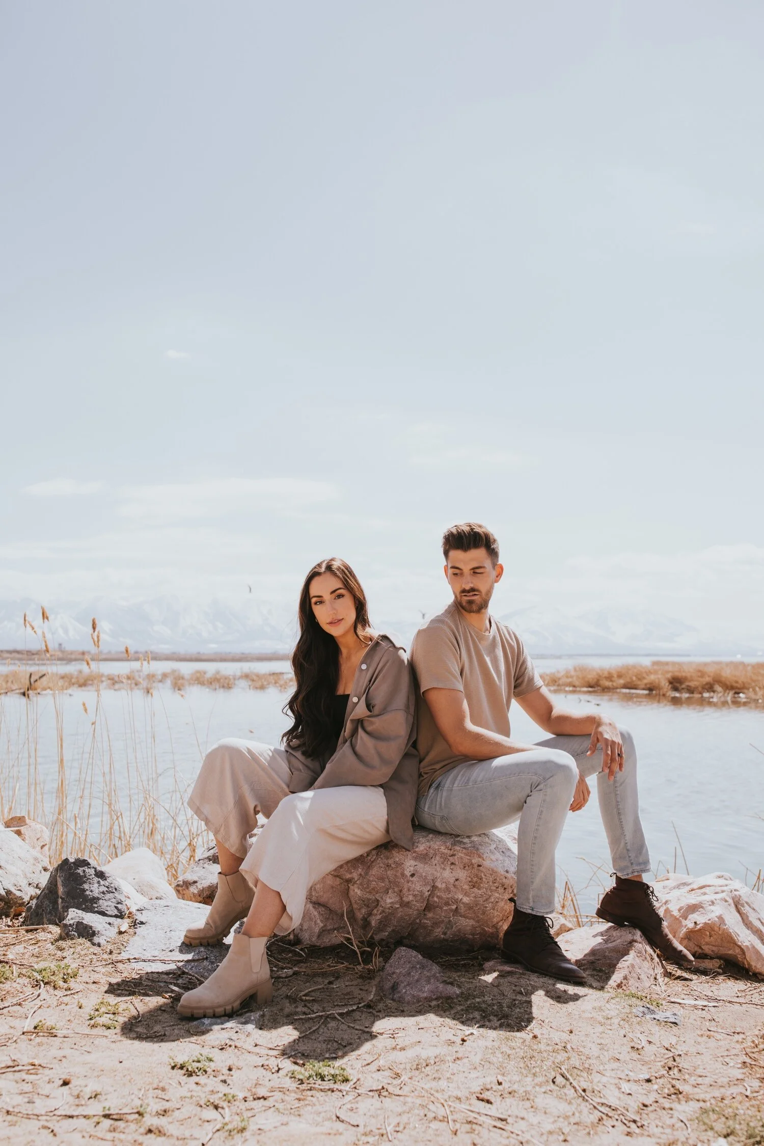 Utah Wedding Photographer, Utah Lake State Park, Utah engagement session, salt lake city wedding photographer, salt lake city engagement photos, engagement photos, hudson valley wedding photographer