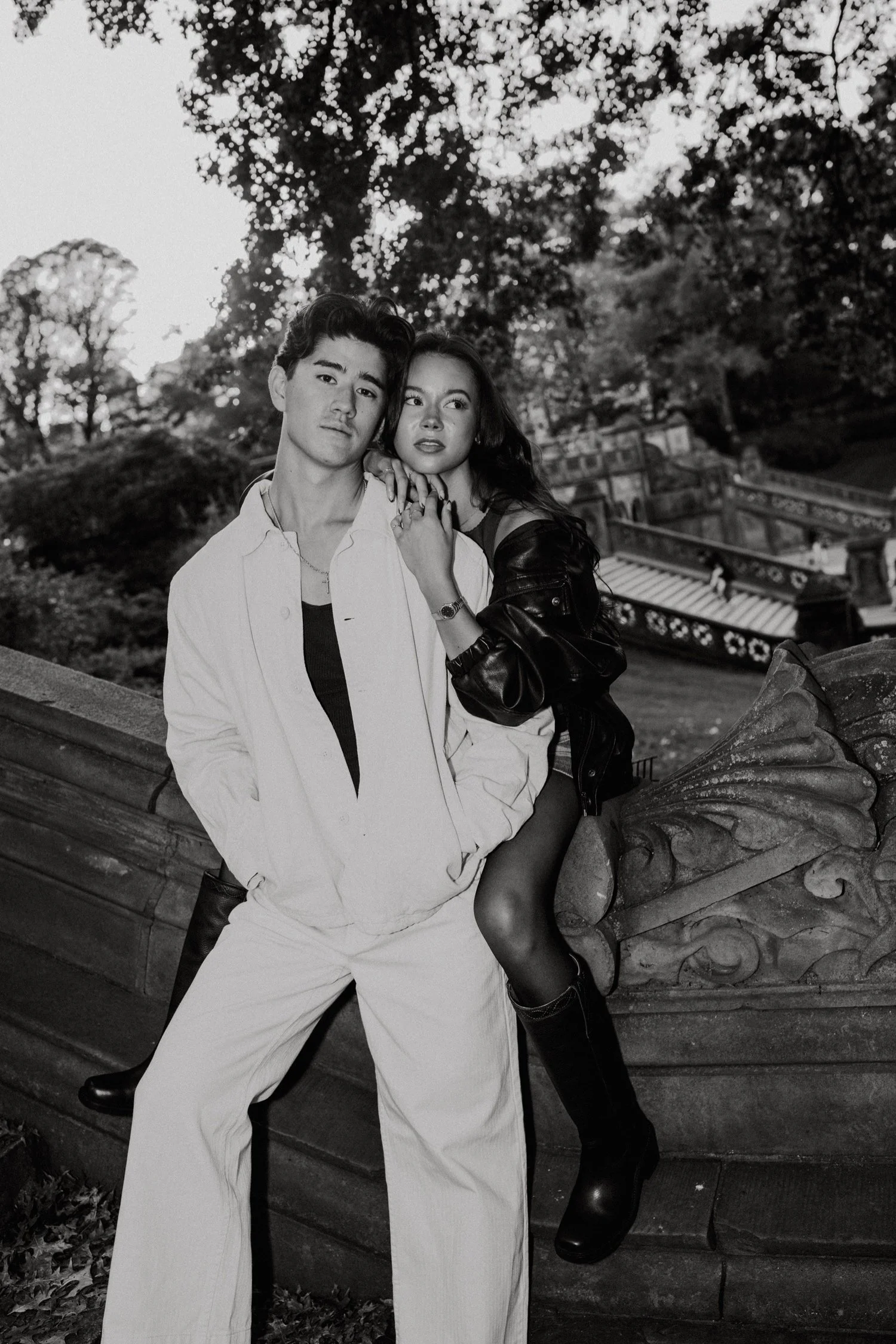 Central Park Engagement Session, Hudson Valley Wedding Photographer, NYC Wedding Photographer, New York Film Photographer