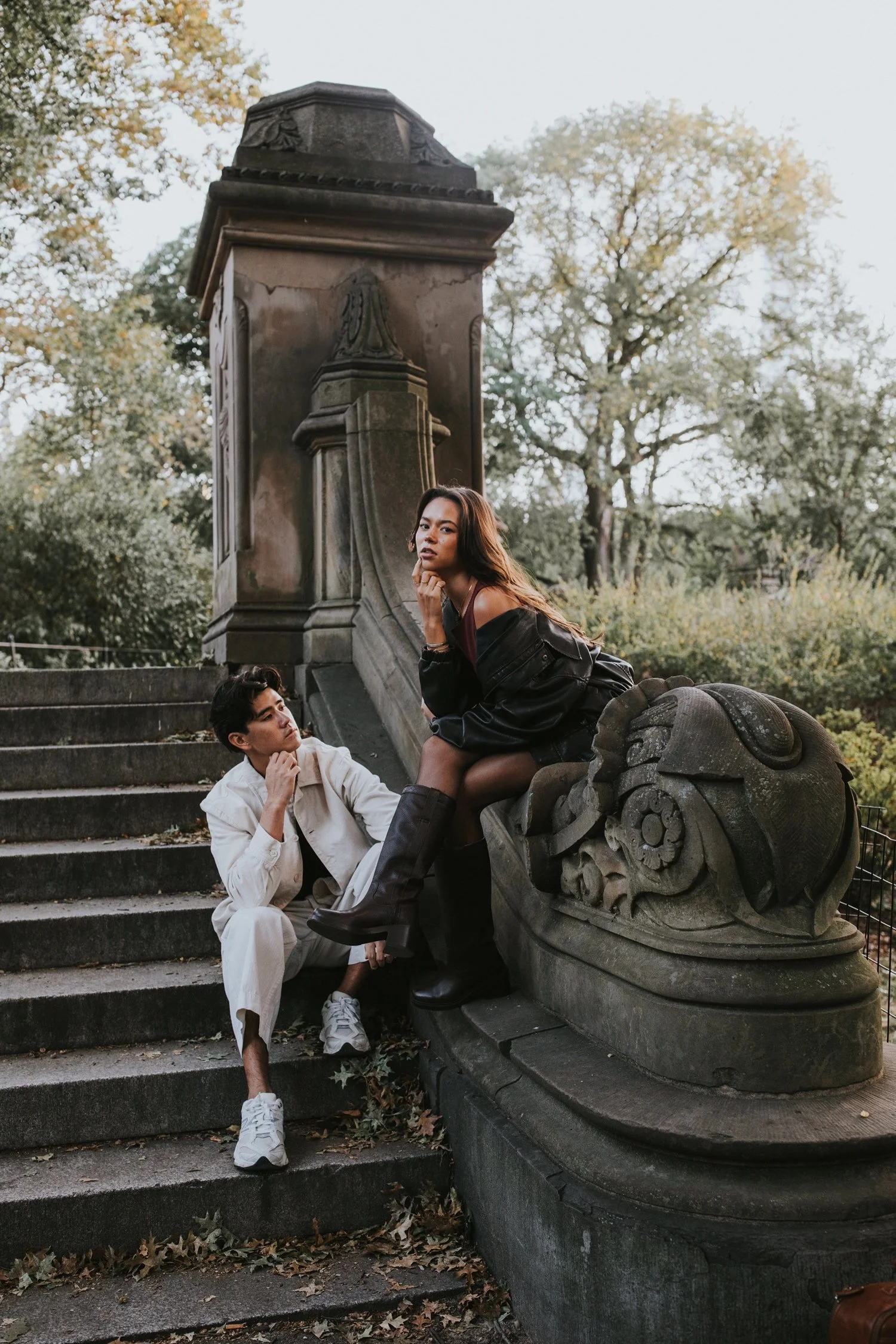 Central Park Engagement Session, Hudson Valley Wedding Photographer, NYC Wedding Photographer, New York Film Photographer