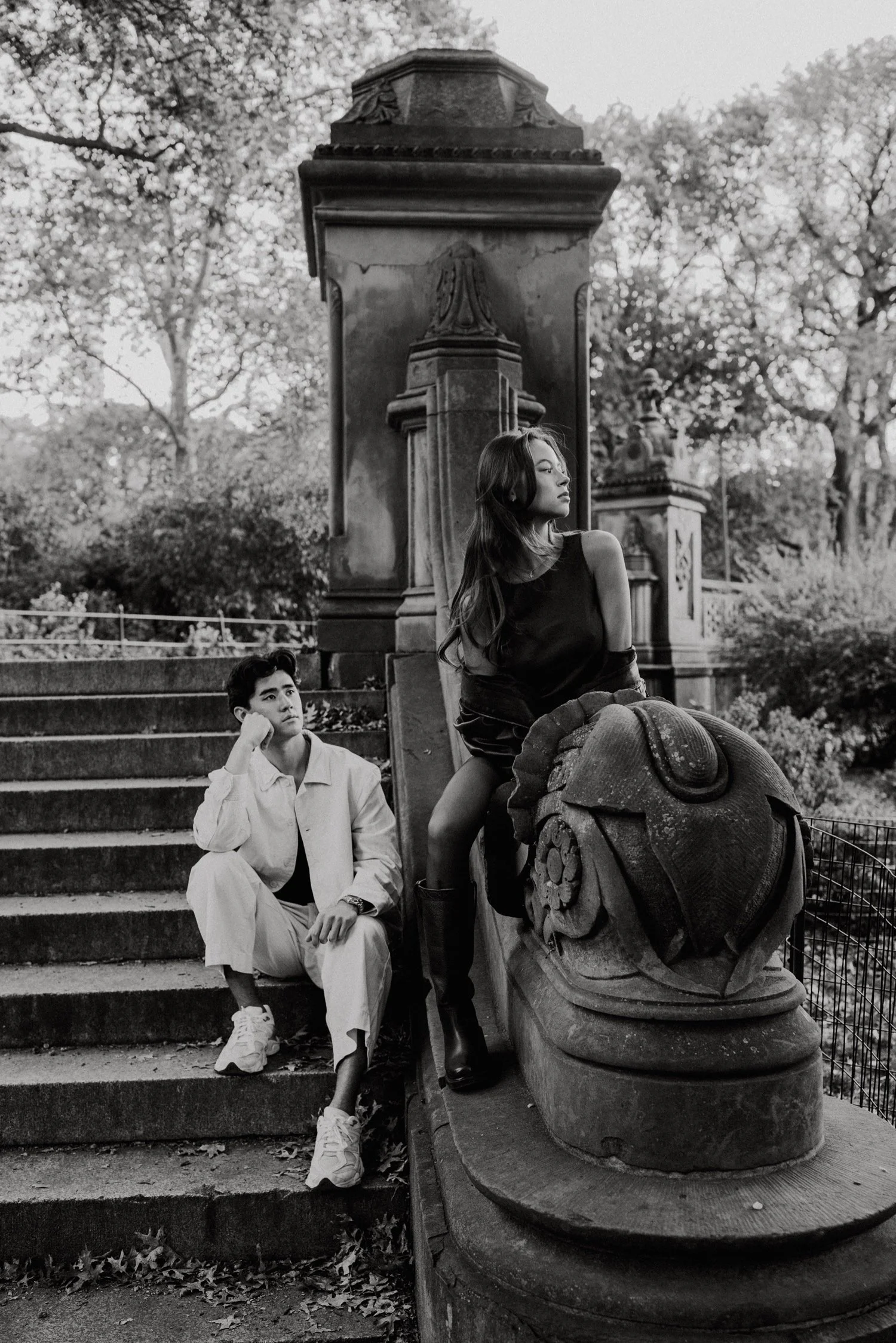 Central Park Engagement Session, Hudson Valley Wedding Photographer, NYC Wedding Photographer, New York Film Photographer