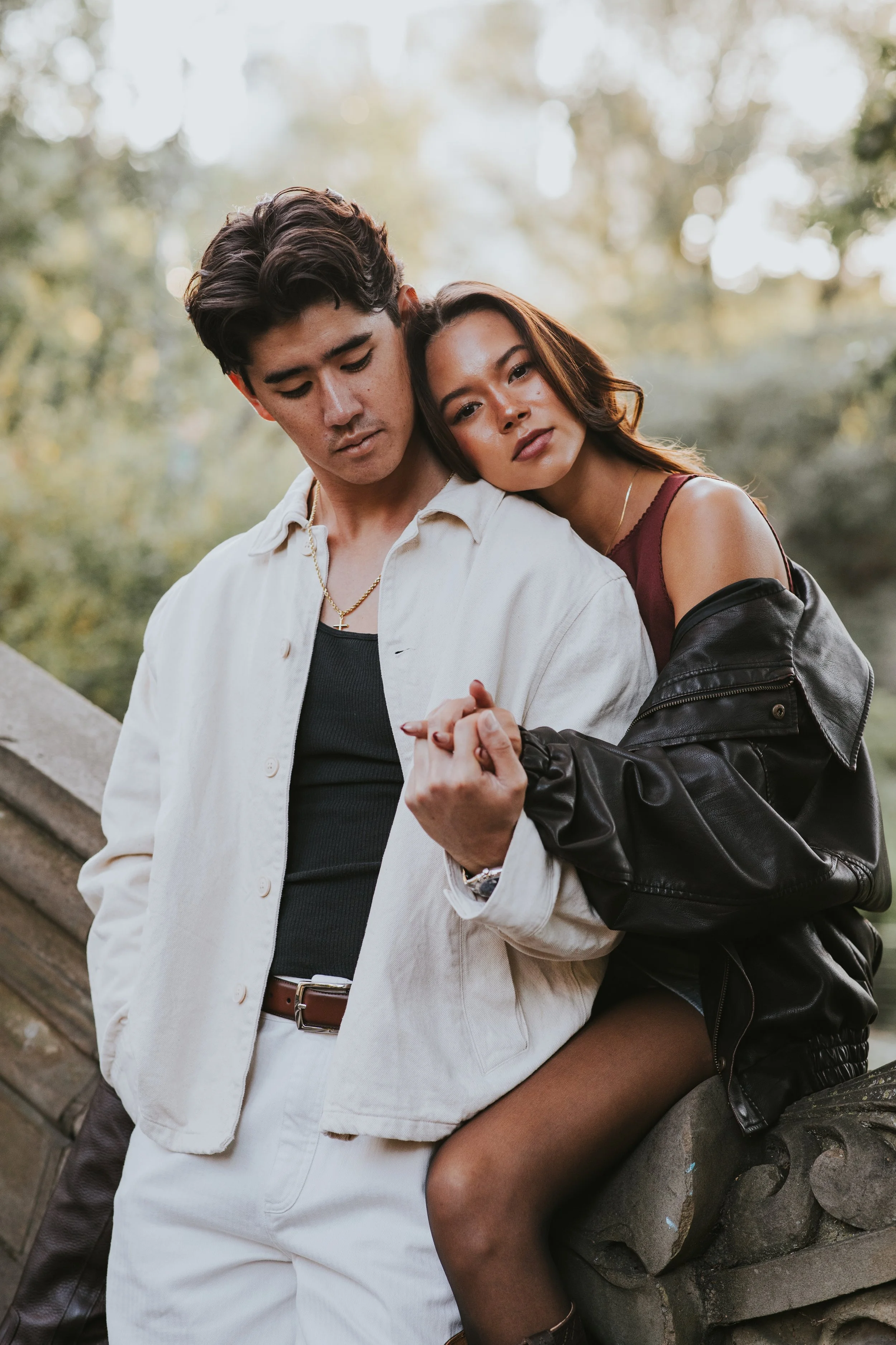 Mari + Wyatt’s Couples Session in Central Park