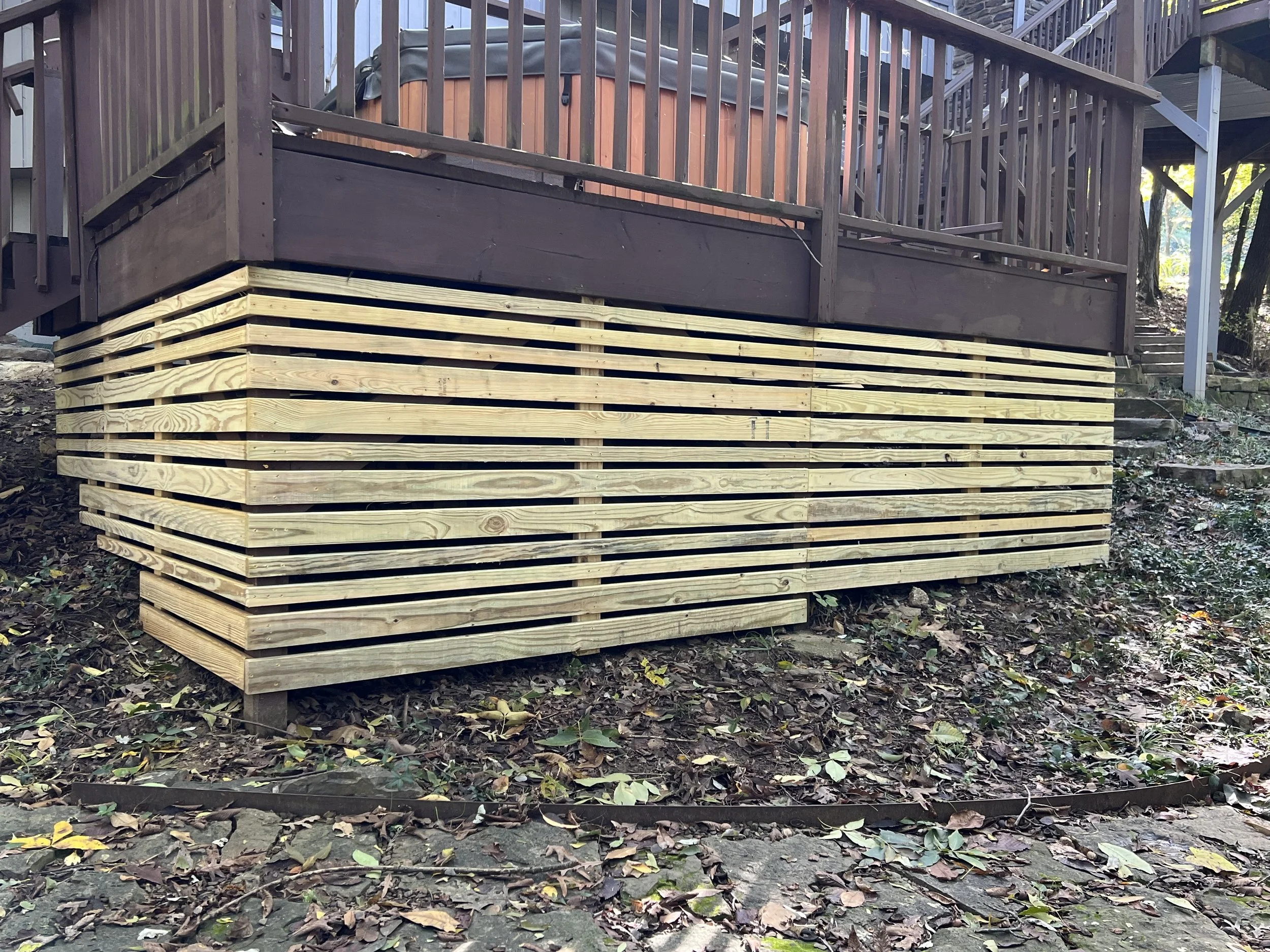 Custom Deck Skirting - Fayetteville, AR