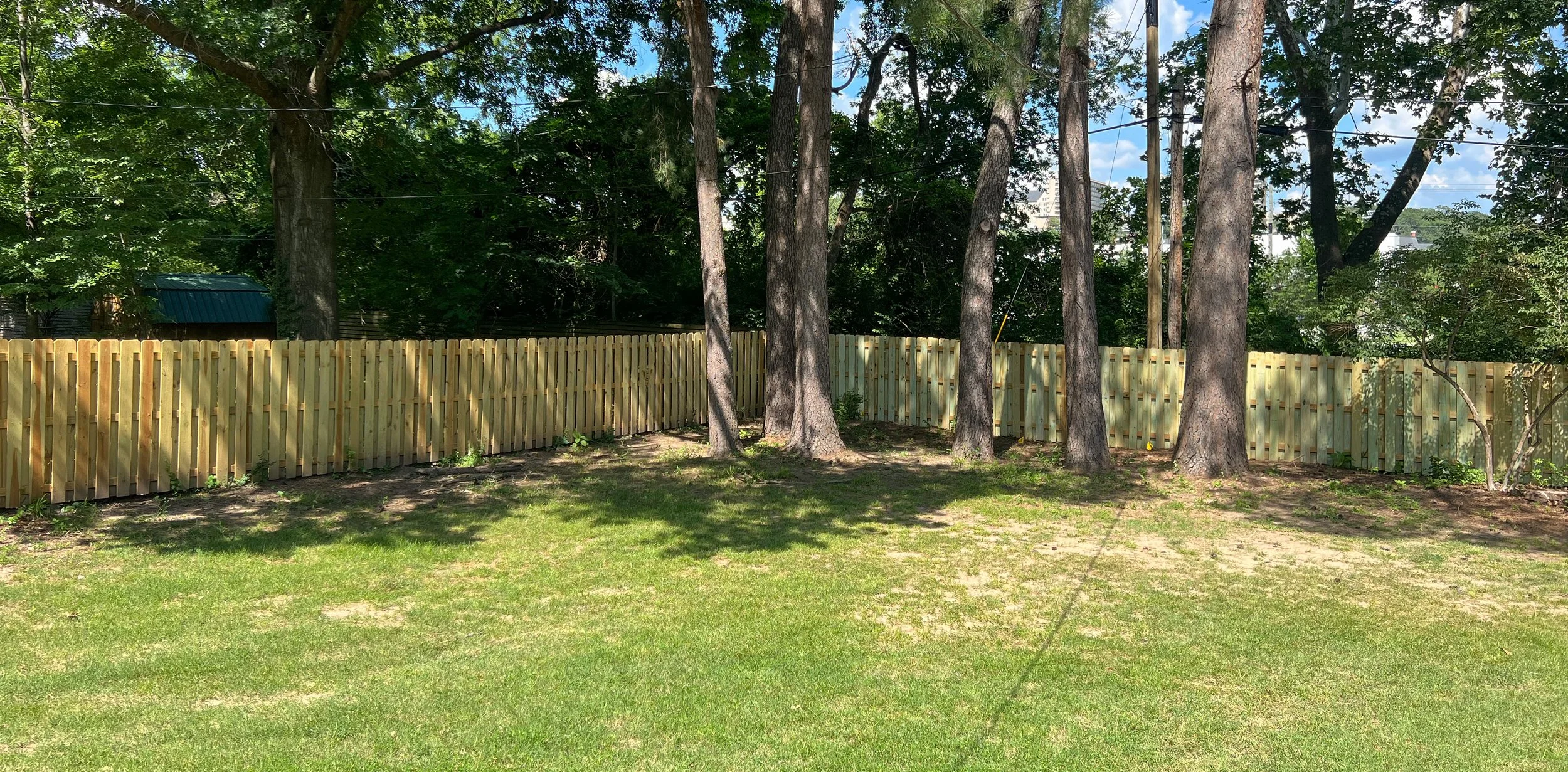 Straight run showing consistent height and alignment - Fayetteville, AR