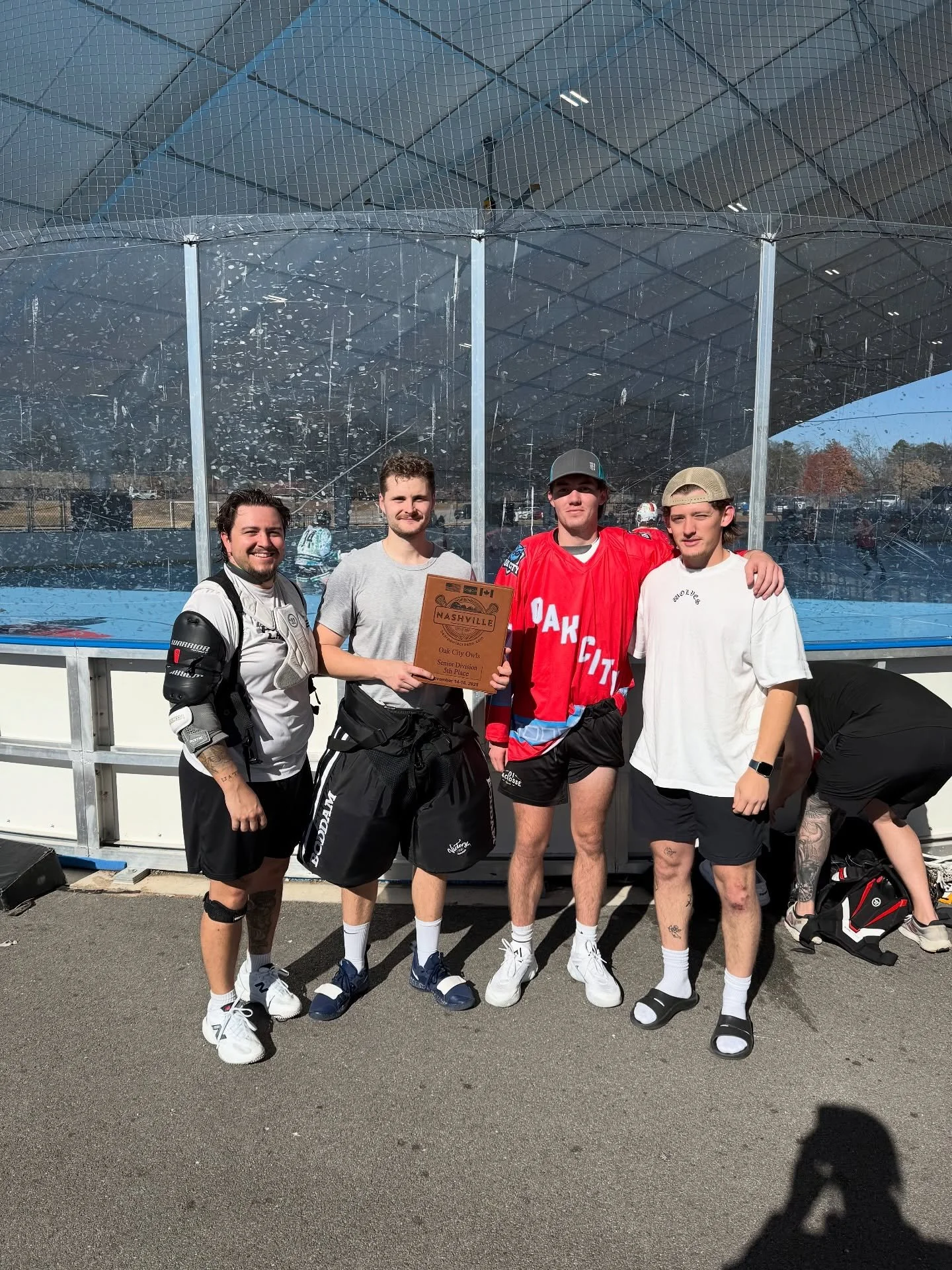 Proud of our guys for battling alongside the Owls this weekend in Nashville. A hard earned 5th place finish and a lot of fun on and off the court!💚🖤