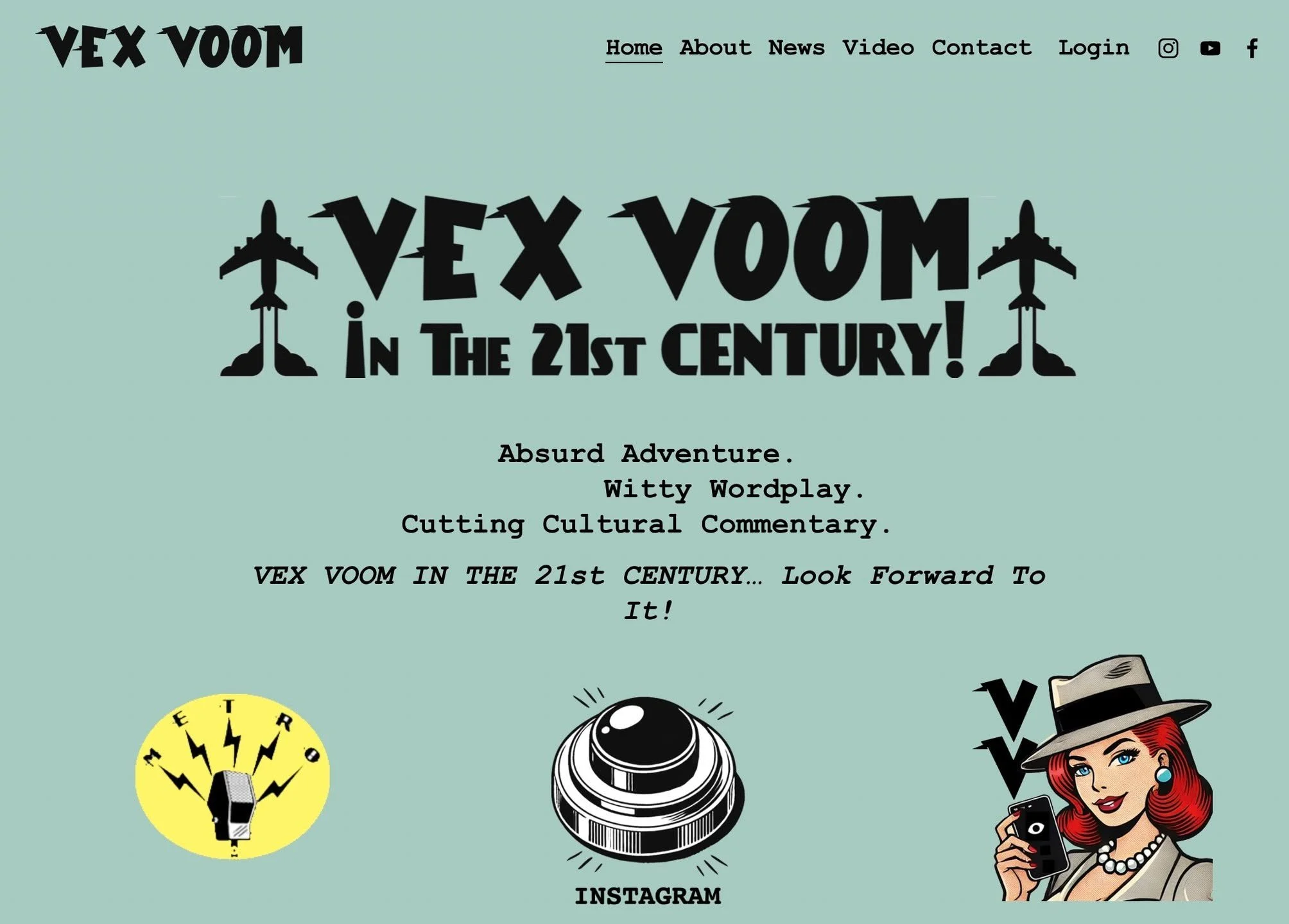 🚀 To celebrate #FutureFriday &mdash; which is absolutely a real thing that we didn't just now fabricate &mdash; please visit our very own home on the Electro-Mesh at vexvoom.com! 

There is a link in our Biography so just click to read more about Ve