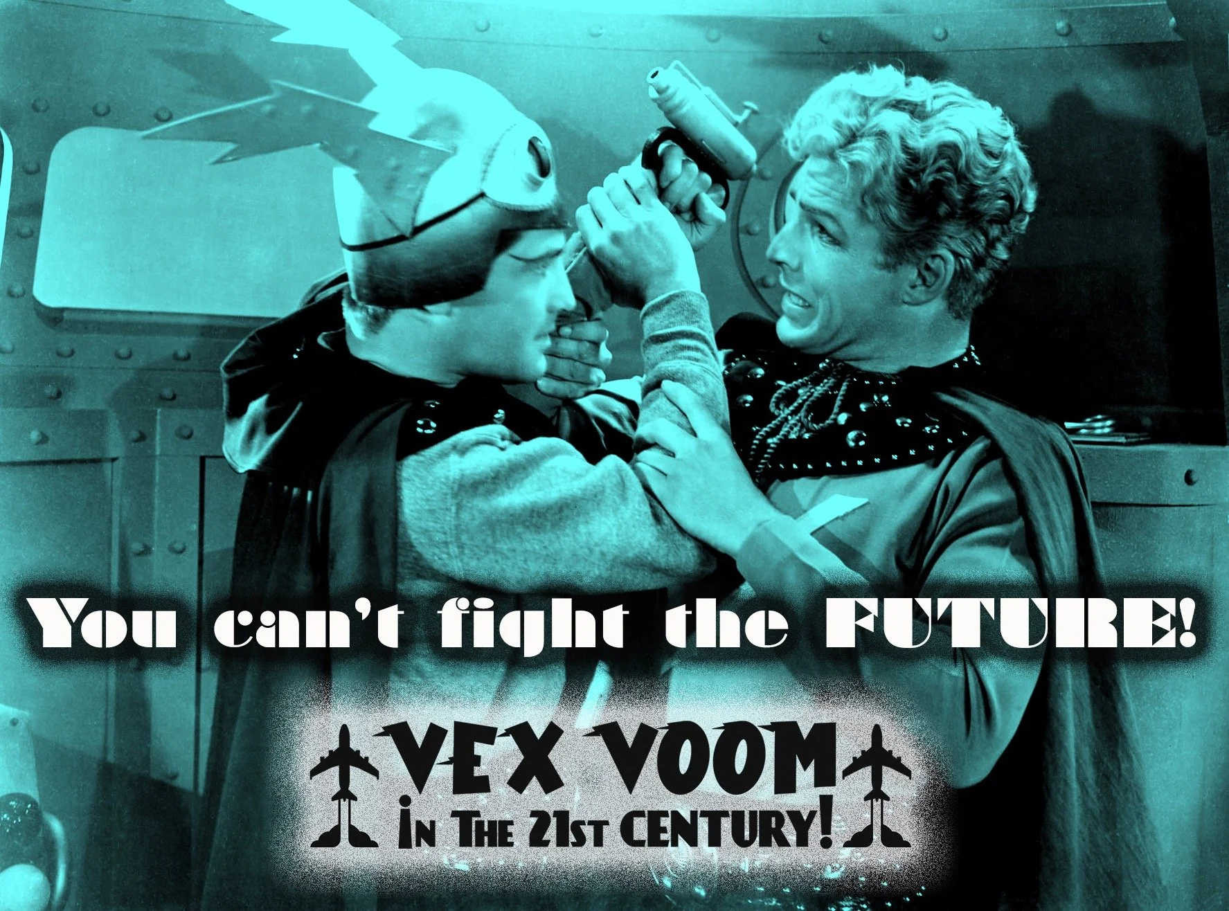 🚀 The far-flung future of Two Thousand Twenty Six A.D. has arrived, and with it the promise of untold new wonders! (Or at the very least, things getting slightly less despicable.) 

🎉🍾 HAPPY NEW YEAR from Vex and all her futuristic chums. You'll b