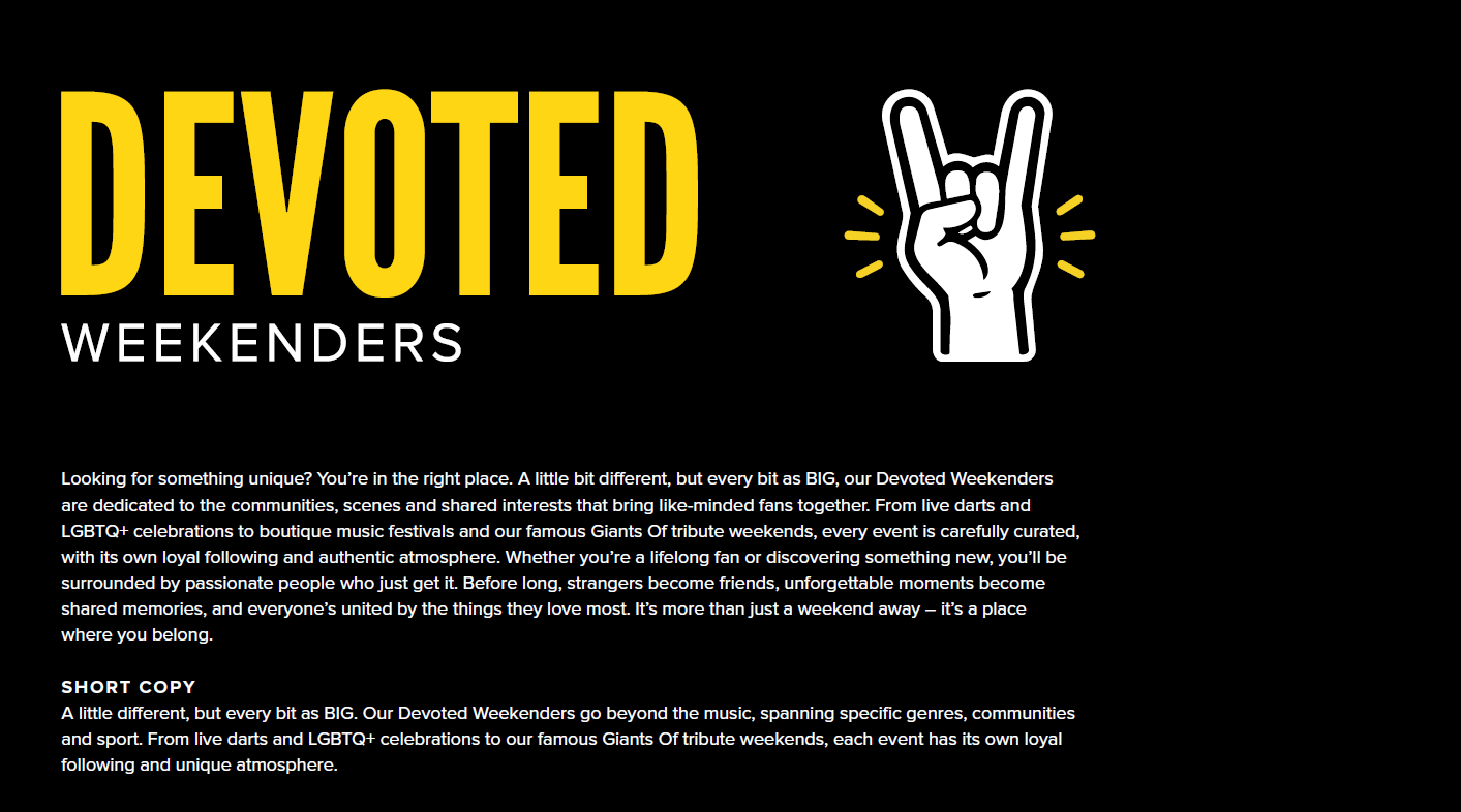 Devoted Weekenders Description