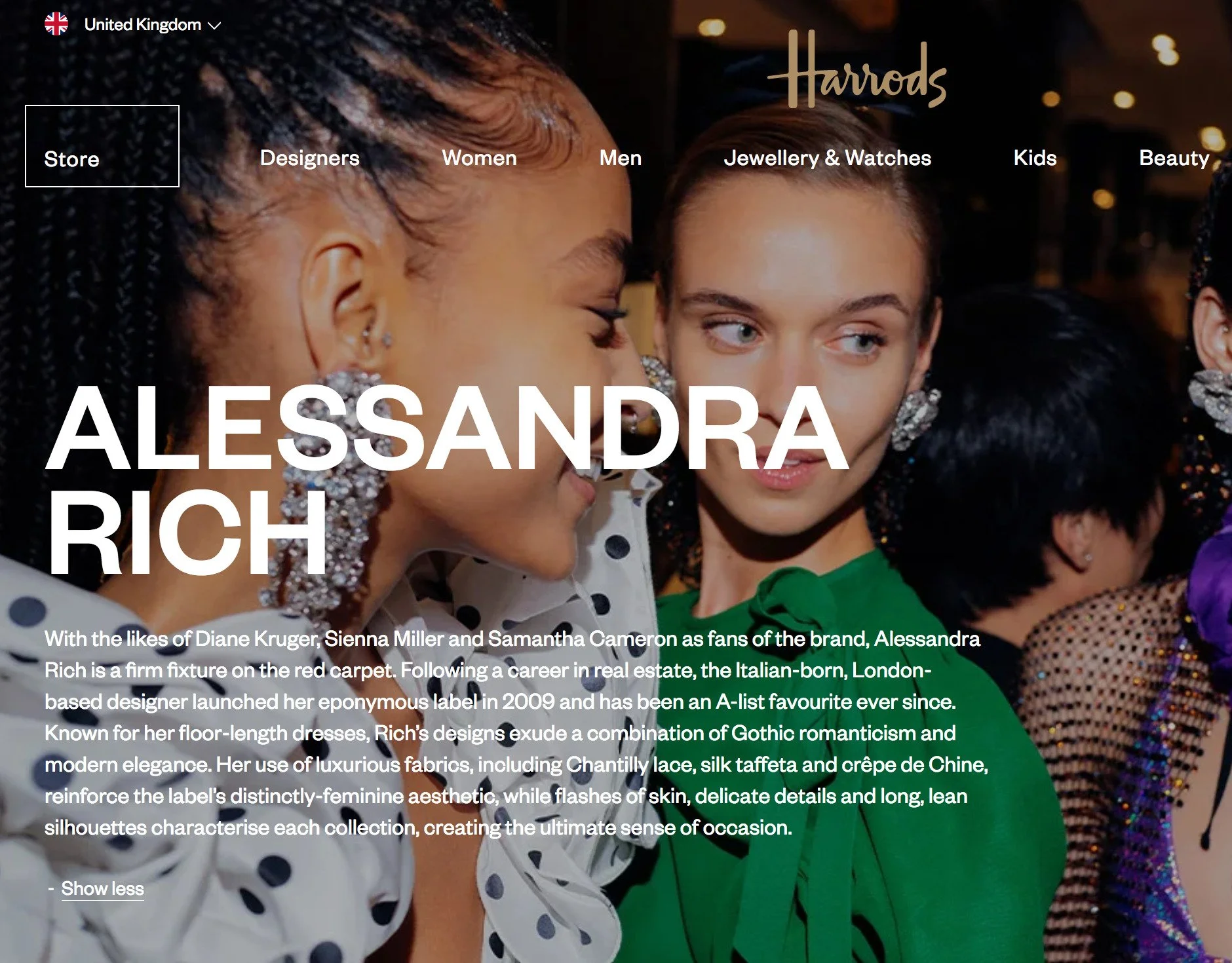 Alessandra Rich Brand Copy