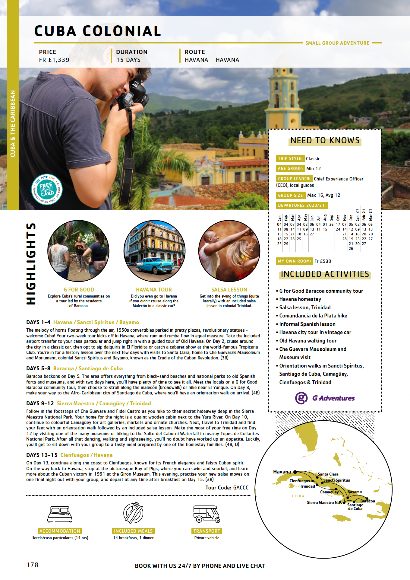 Cuba Tour Itinerary