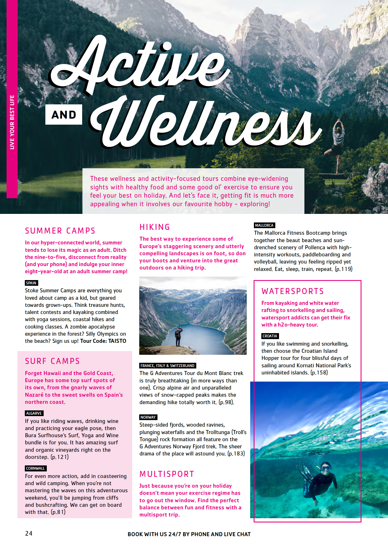 Europe Active & Wellness Tours