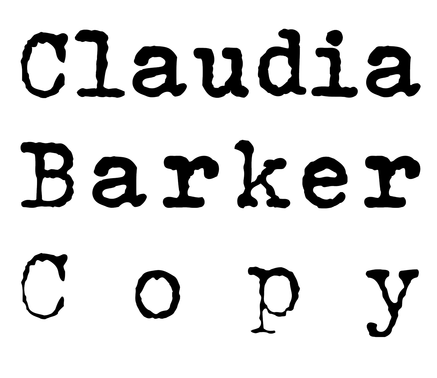 Claudia Barker Copywriting