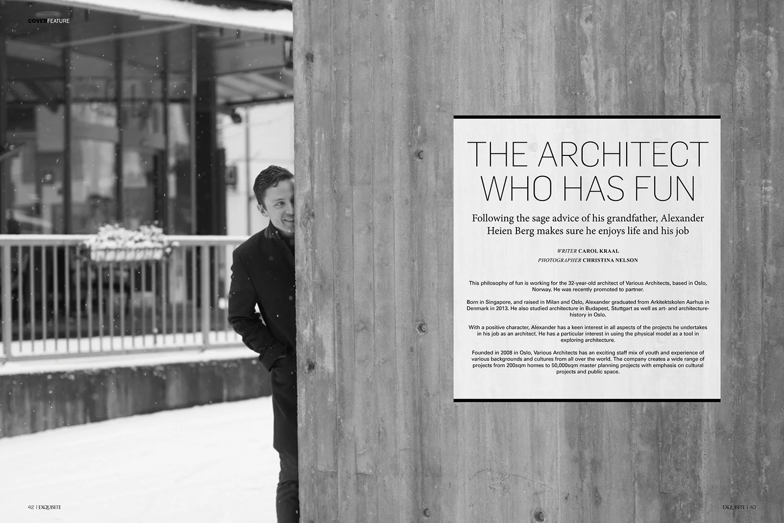 EXQUISITE MAGAZINE INTERVIEW 