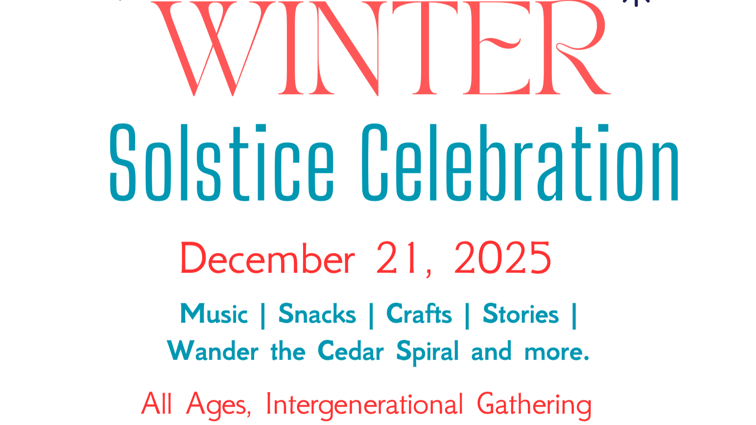 Winter Solstice Celebration