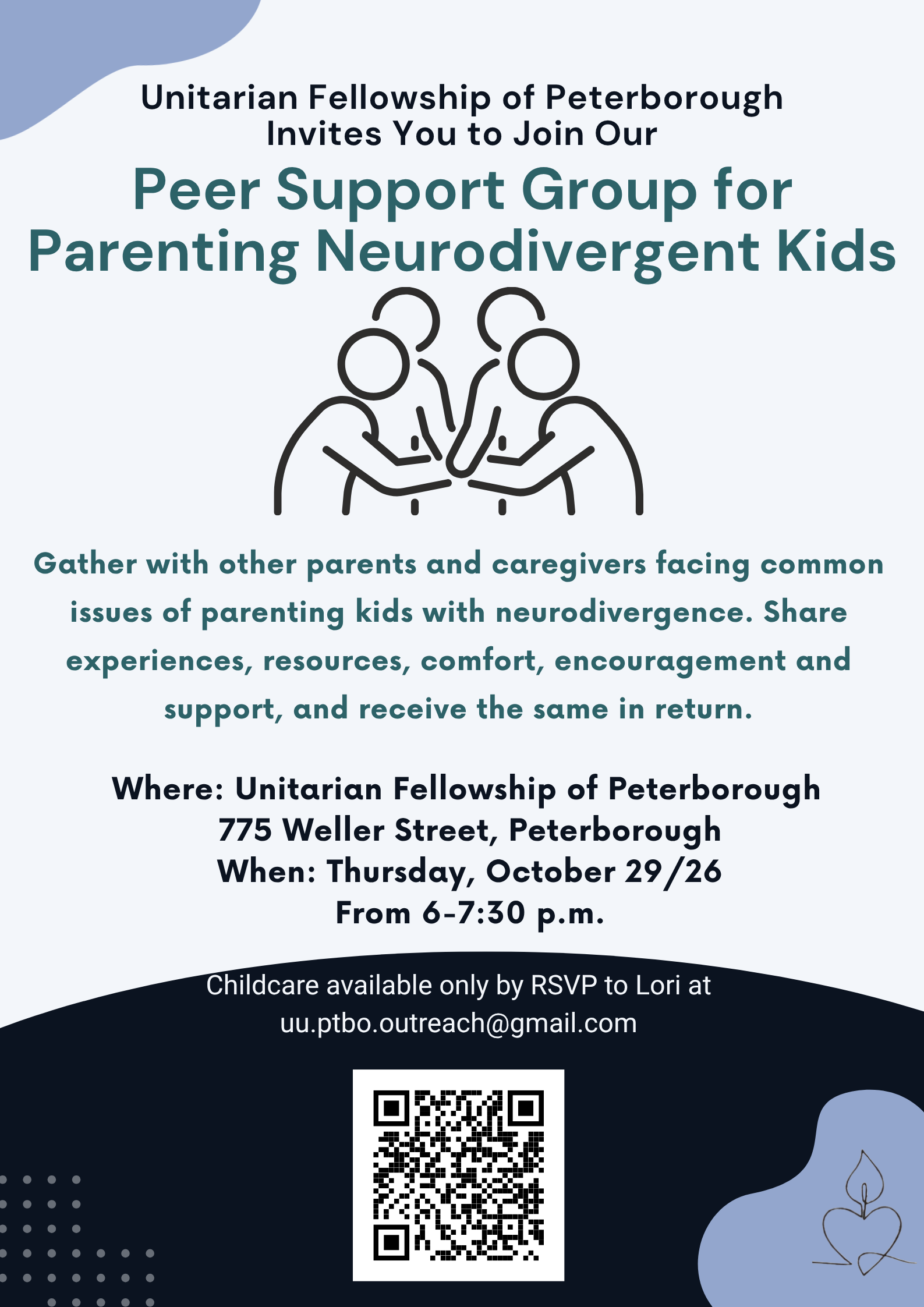 Peer Support Group for Parents/Guardians of Neurodivergent Kids  (Copy)