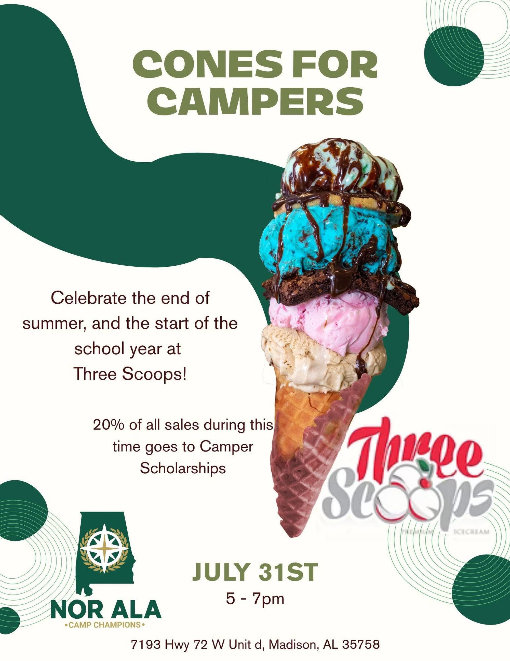 Who&rsquo;s coming tonight? 🙋🏼&zwj;♀️.
.
Come hang out with us as we support Nor Ala Camp Champions as they raise money for camper scholarships!