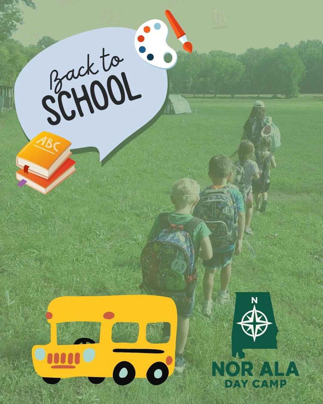 We are wishing all our campers an exciting and safe back to school year!

Weather you started today, later this week or next, we hope you have a great school year and look forward to seeing you all this upcoming summer.