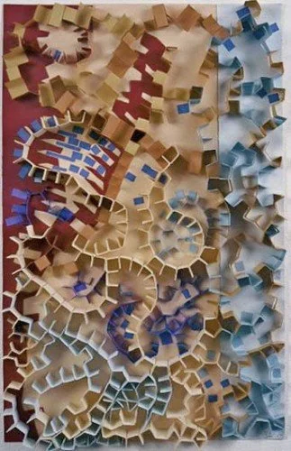 Untitled, 2003, paper, 22 x 14 x 1 inches