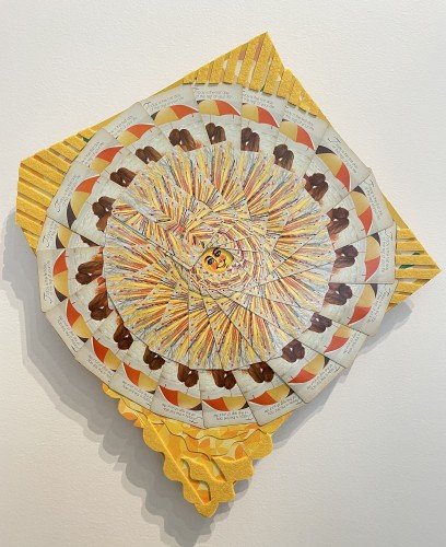Sun, 2025, Cards, Paper, Wood, 17.50 x 15.75 x 1 Inch