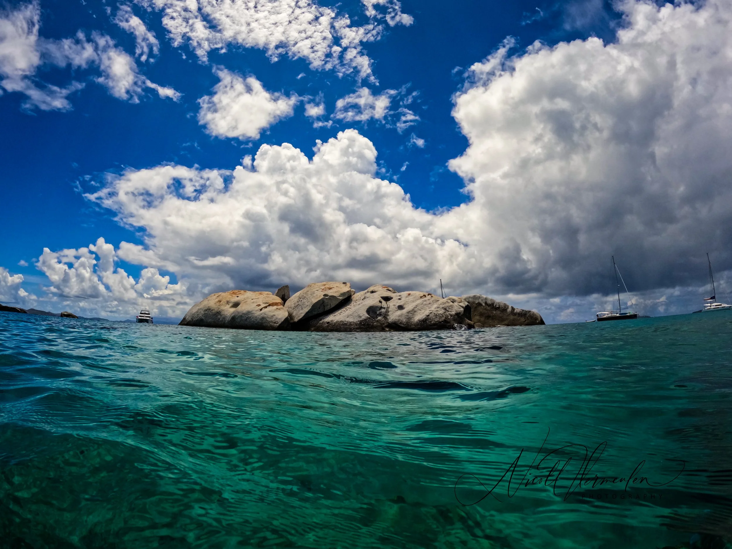 Caribbean Sea Isle ~ Wild Clouds in the Sky