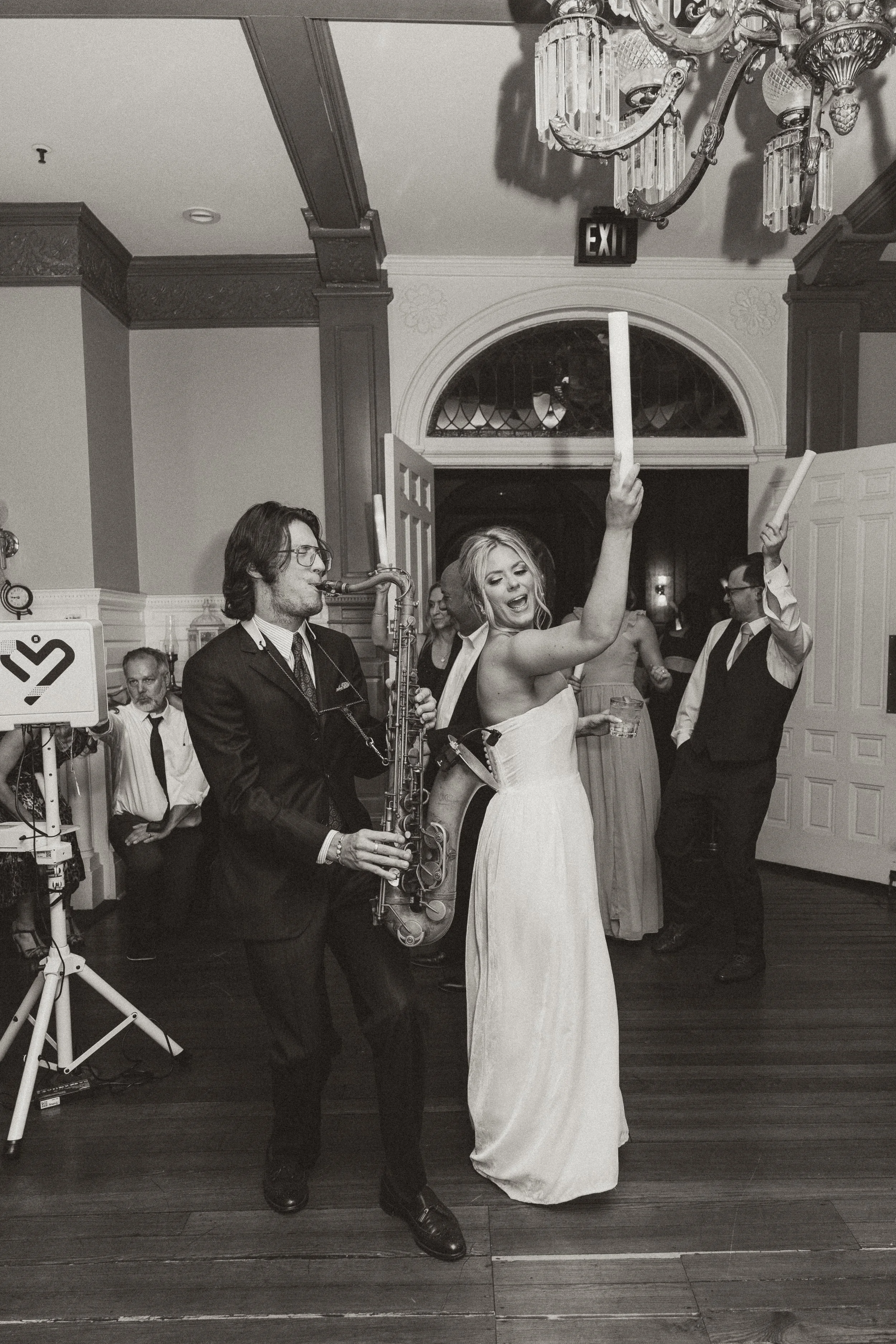 The Ultimate Wedding "Plot Twist": A Surprise Saxophone Serenade