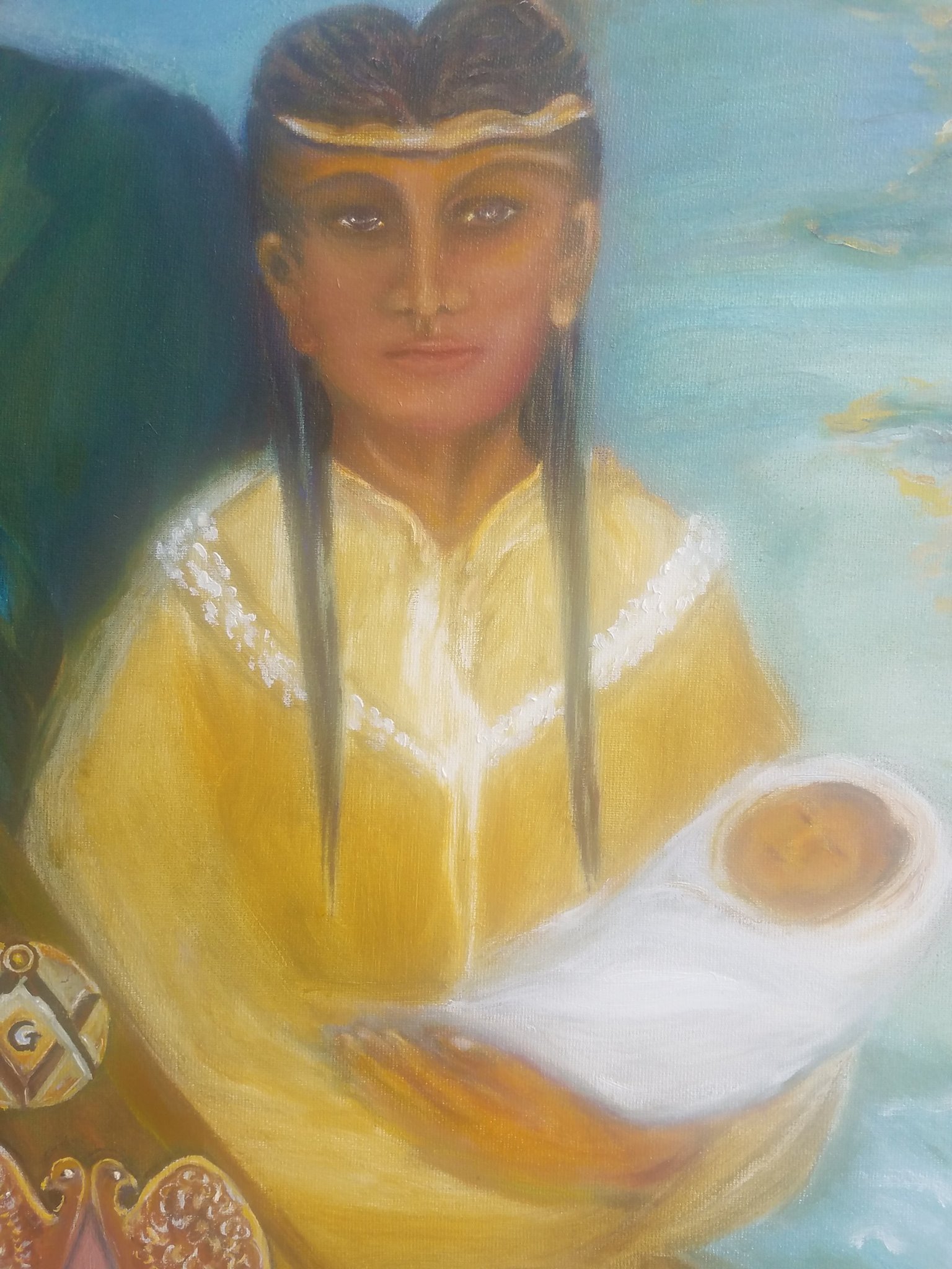 Discovery of the Mississippi Saquajea with her baby.jpg