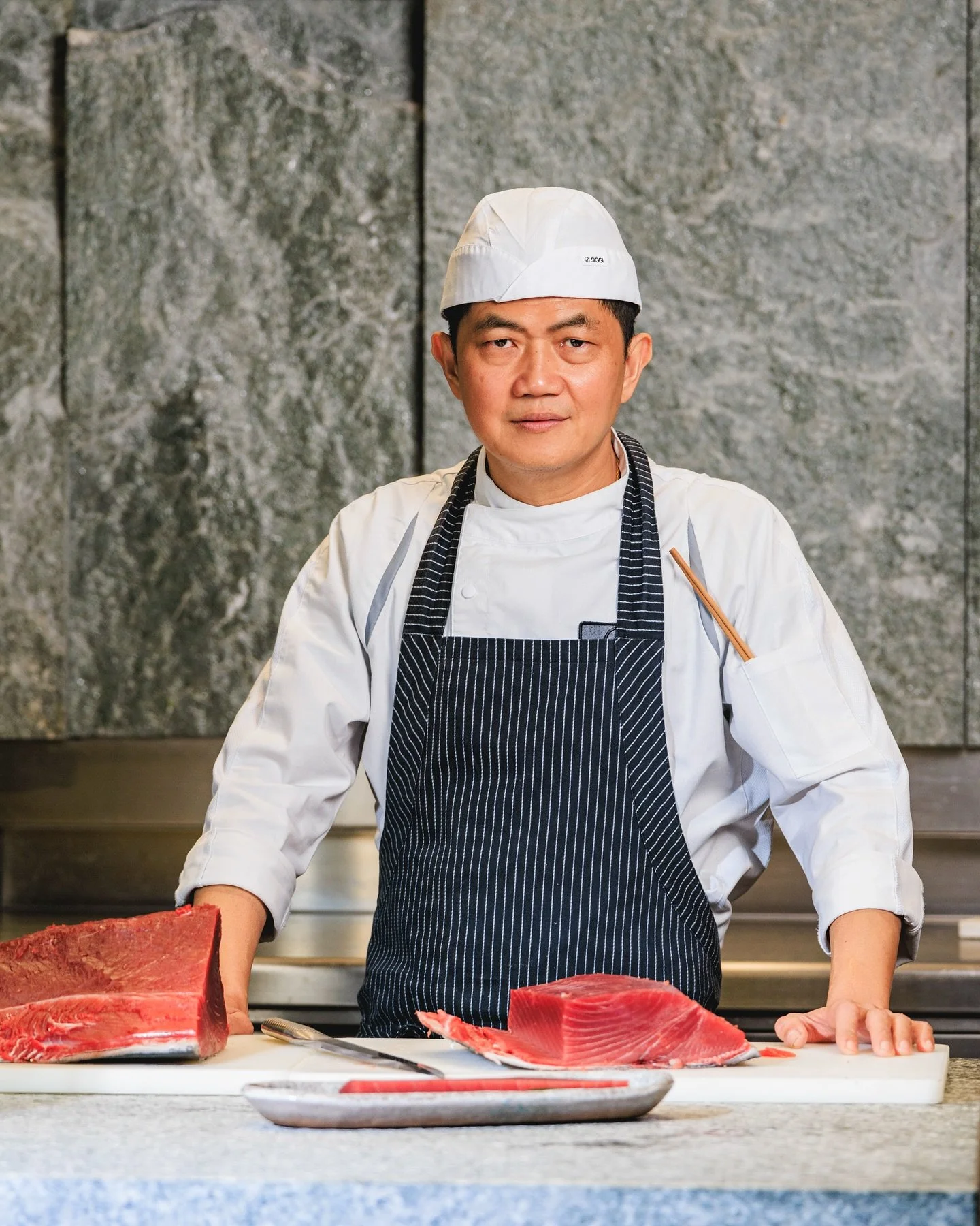 Precision, passion, and decades of tradition &mdash; our sushi chef brings more than just skill to the table. Every cut is intentional. Every dish is a story. Watch the artistry unfold before your eyes.