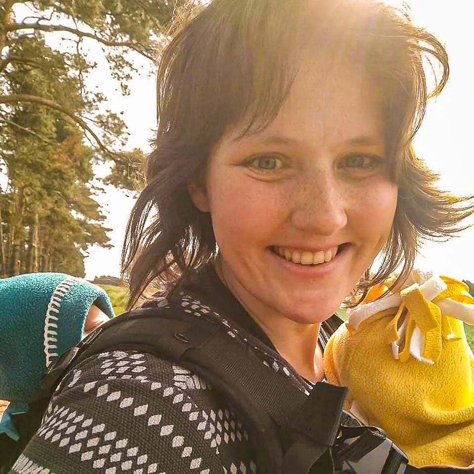 Girl smiling in the sun