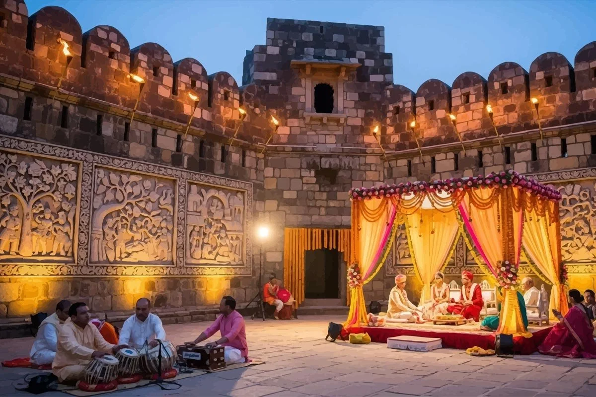 Indian wedding mandap