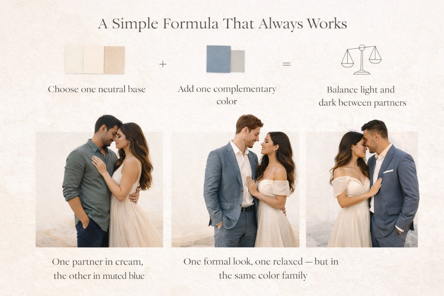 What to Wear for Engagement Photos (Color, Style &amp; Season Guide)