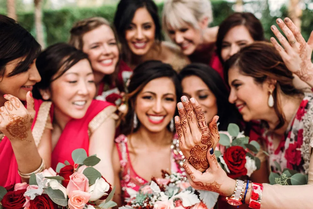 South Asian wedding portrait by Sidpix Studios