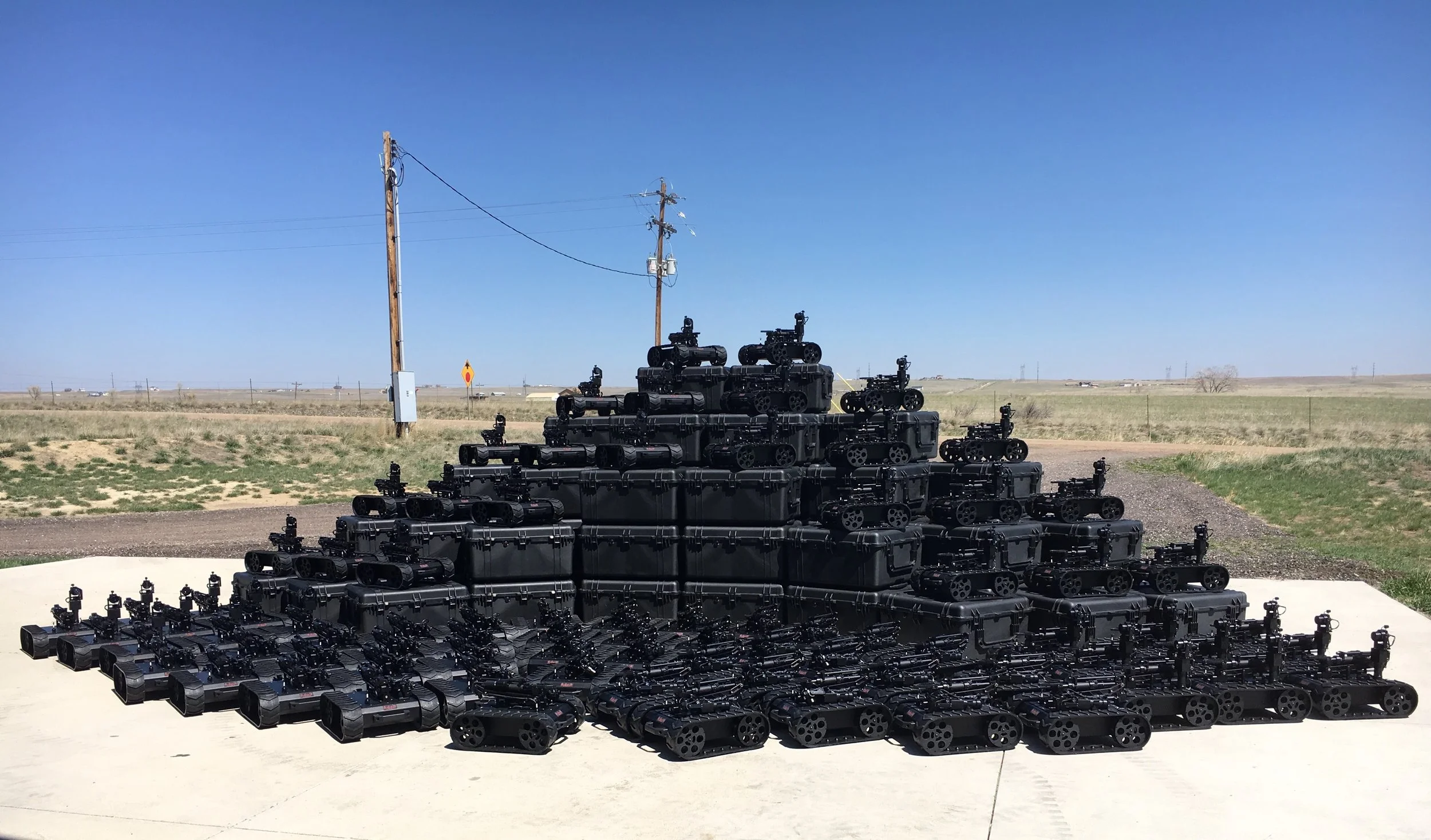 The Machine Lab completed a contract for 257 MMP 30 EOD robots and 100 spare parts packages for an international defense company