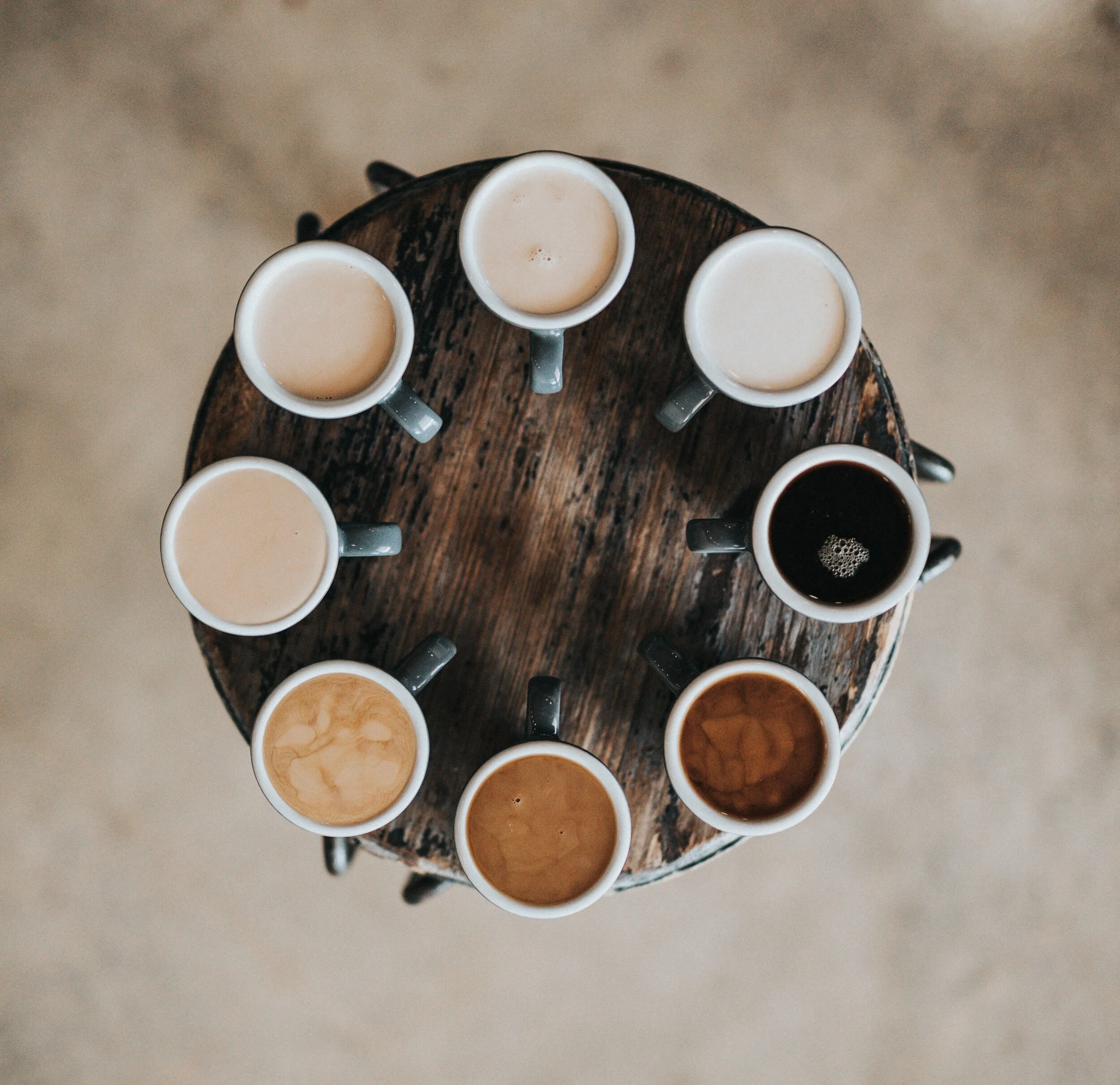 Coffee cart Chicago drink menu for events