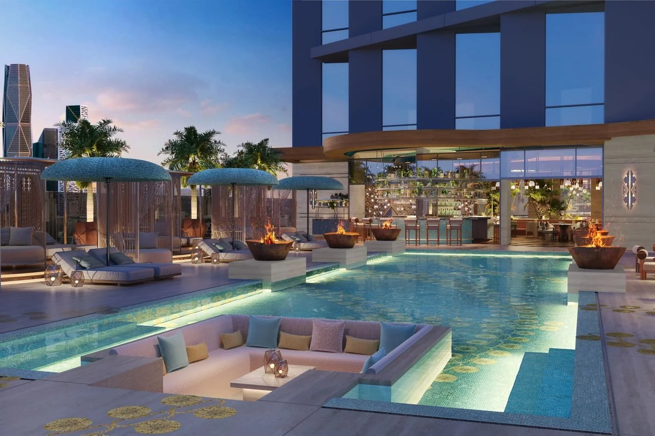 W Hotel Pool , Riyad - KAFD
