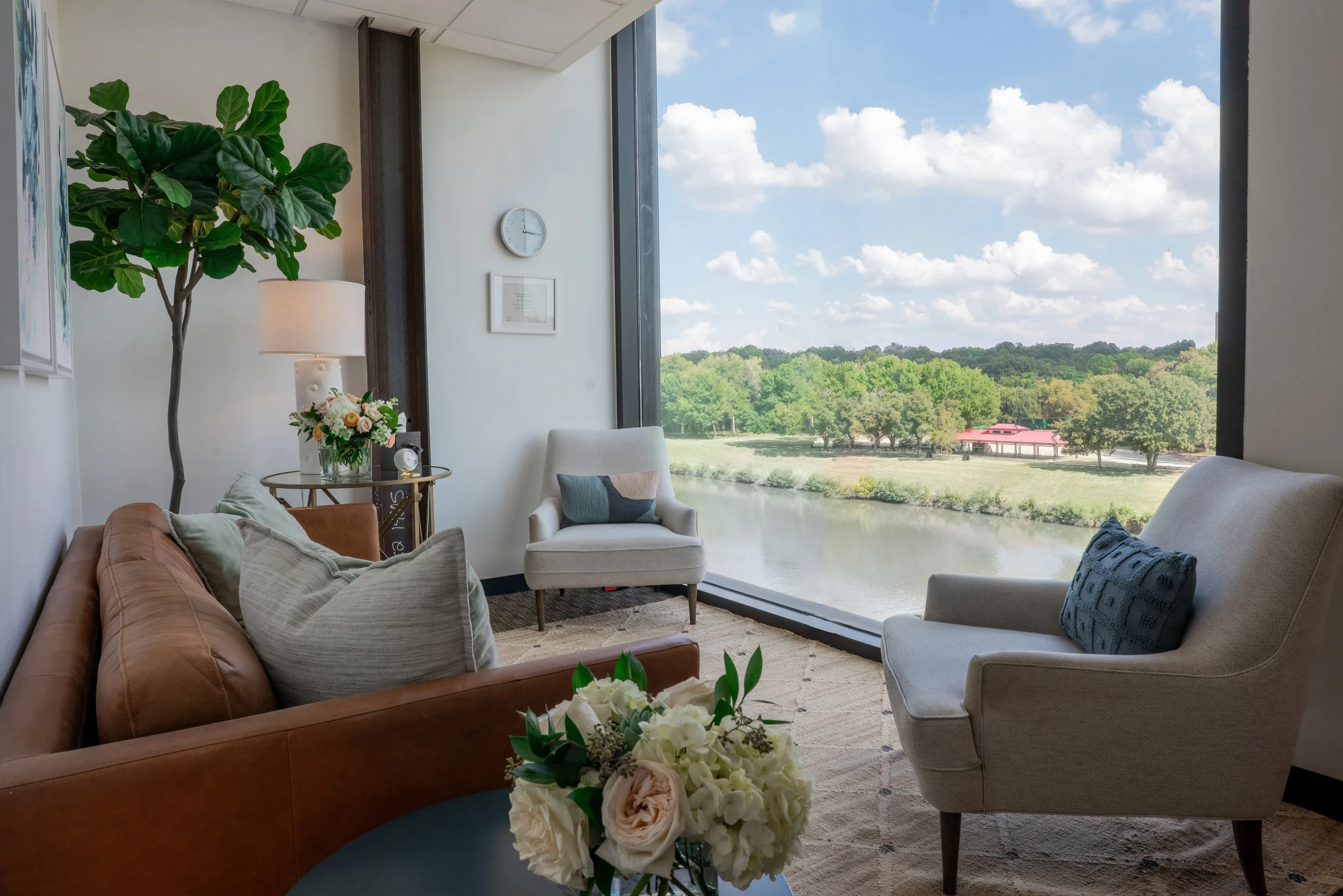 Julie Chahal’s therapy office for athletes in Fort Worth, Texas