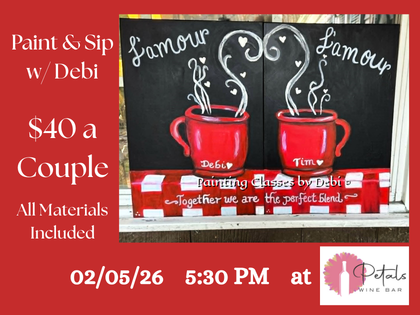 Couple's Paint & Sip with Debi