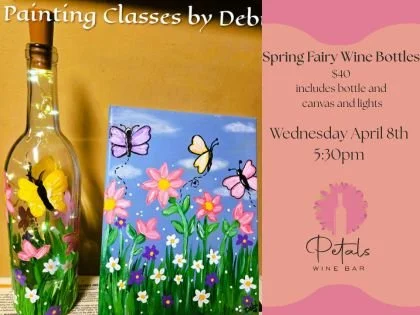 Fairy Wine Bottle Painting Class