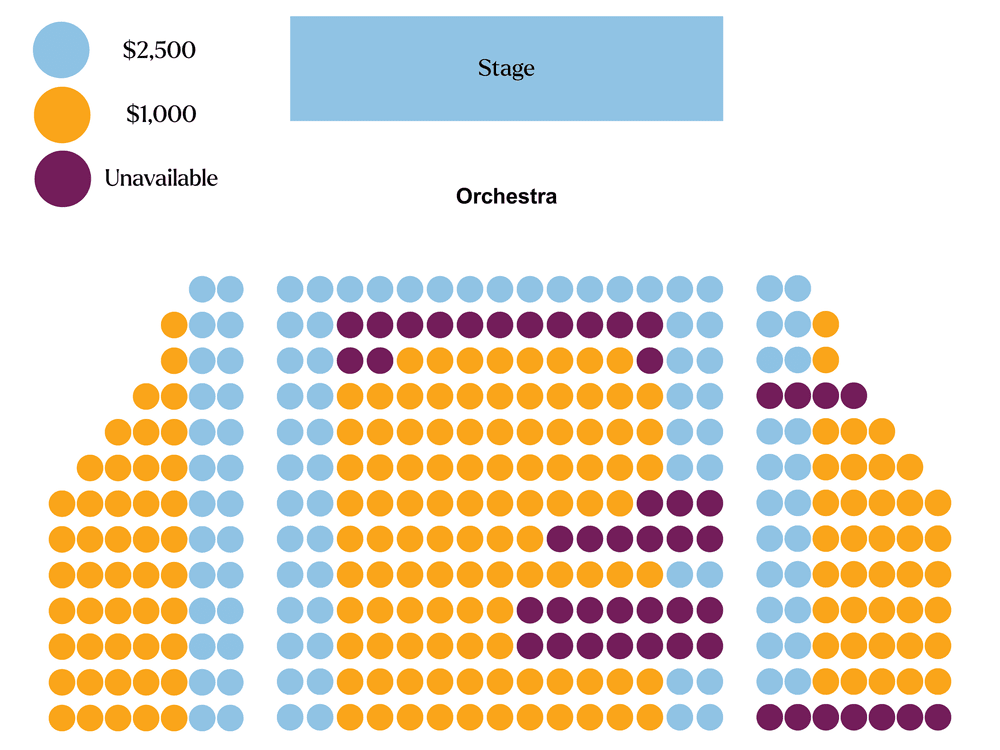 Seating Chart — Main Floor